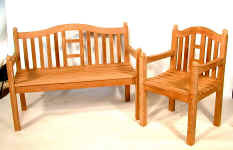 Provence Bench. Solid Teak Garden Furniture