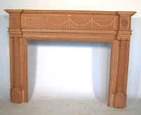 Fireplace Mantel. Surrounds. Mahogany Hand Carved