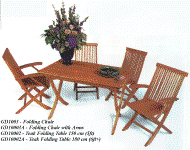 Samples Patio Set. Solid Teak Garden Furniture